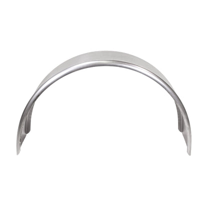 Silver oil coated steel fender with mounting hardware from Husky Towing part number F0006