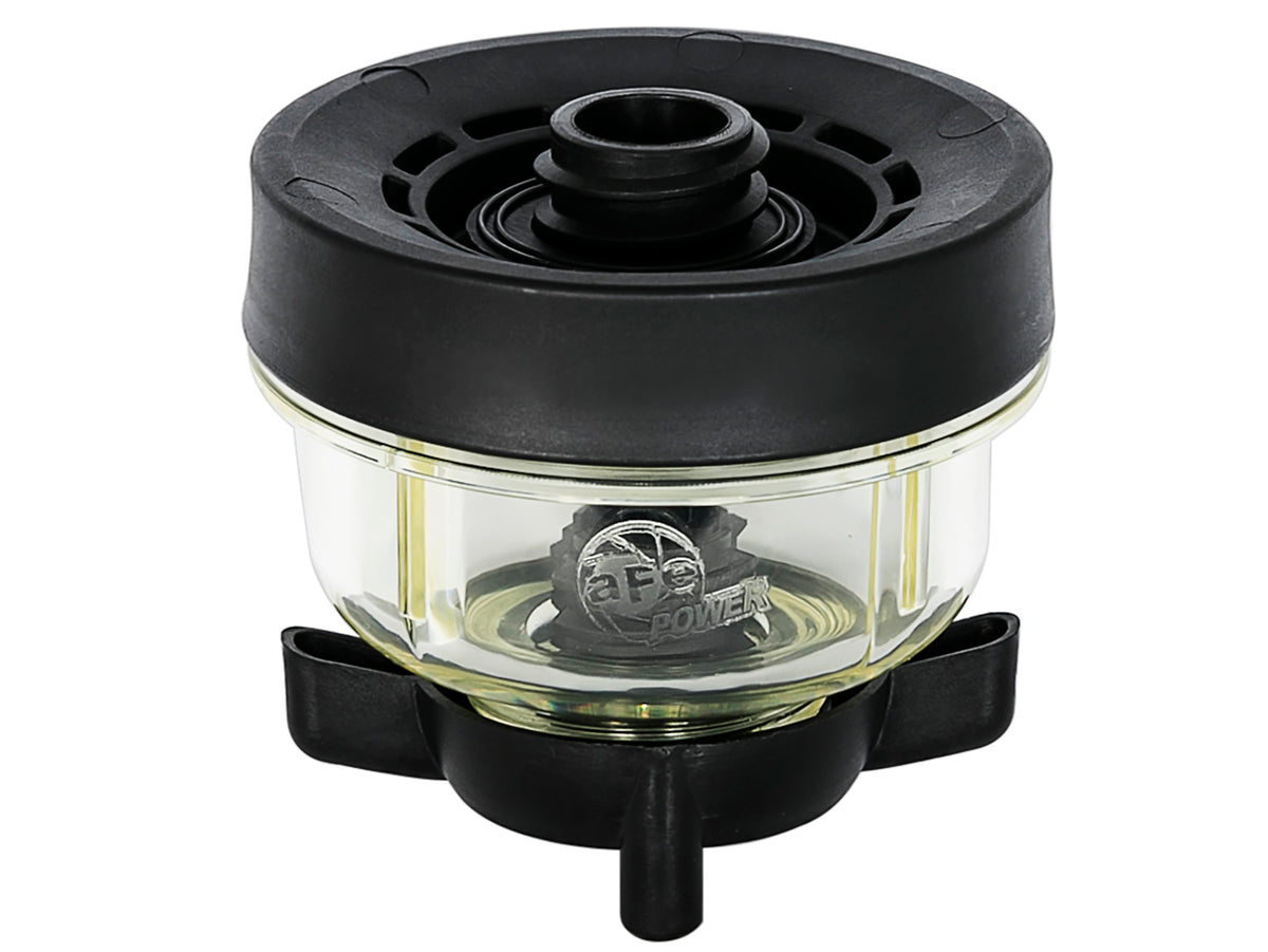 Black & orange anodized 6061-t6 aluminum electric fuel pump from aFe Power part number 42-13022