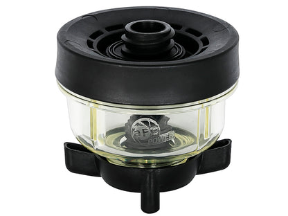 Black & orange anodized 6061-t6 aluminum electric fuel pump from aFe Power part number 42-13022
