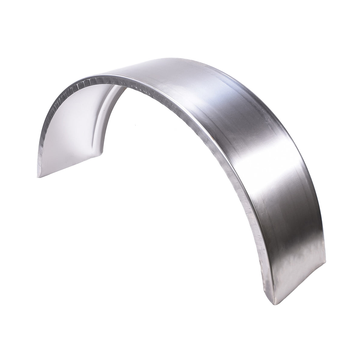 Silver oil coated steel fender with mounting hardware from Husky Towing part number F0008