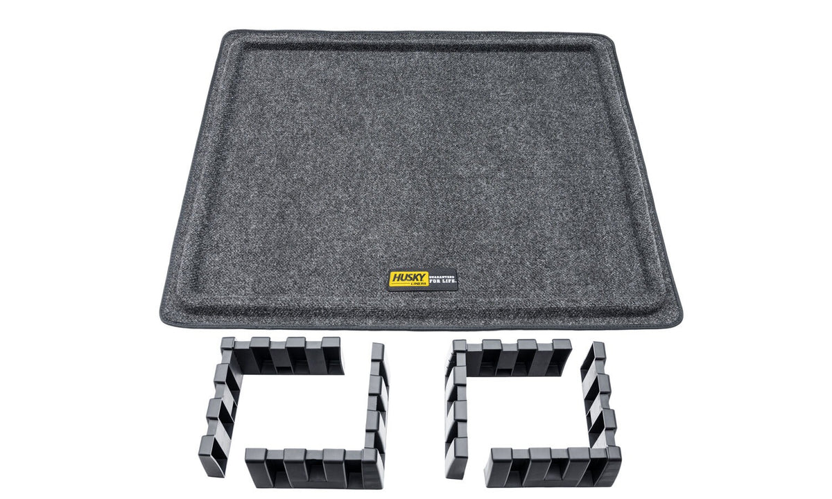 Grey thermoplastic cargo floor liner from Husky Liners part number 40002
