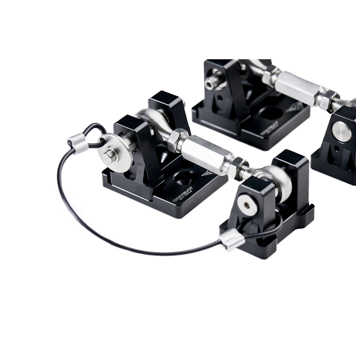 Billet aluminum hood latch with mounting hardware from Combat Off Road part number 99-1090