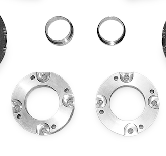 2025-26 TOYOTA 4RUNNER FRONT SHOCK SPACER KIT from Fabtech part number FTS26134