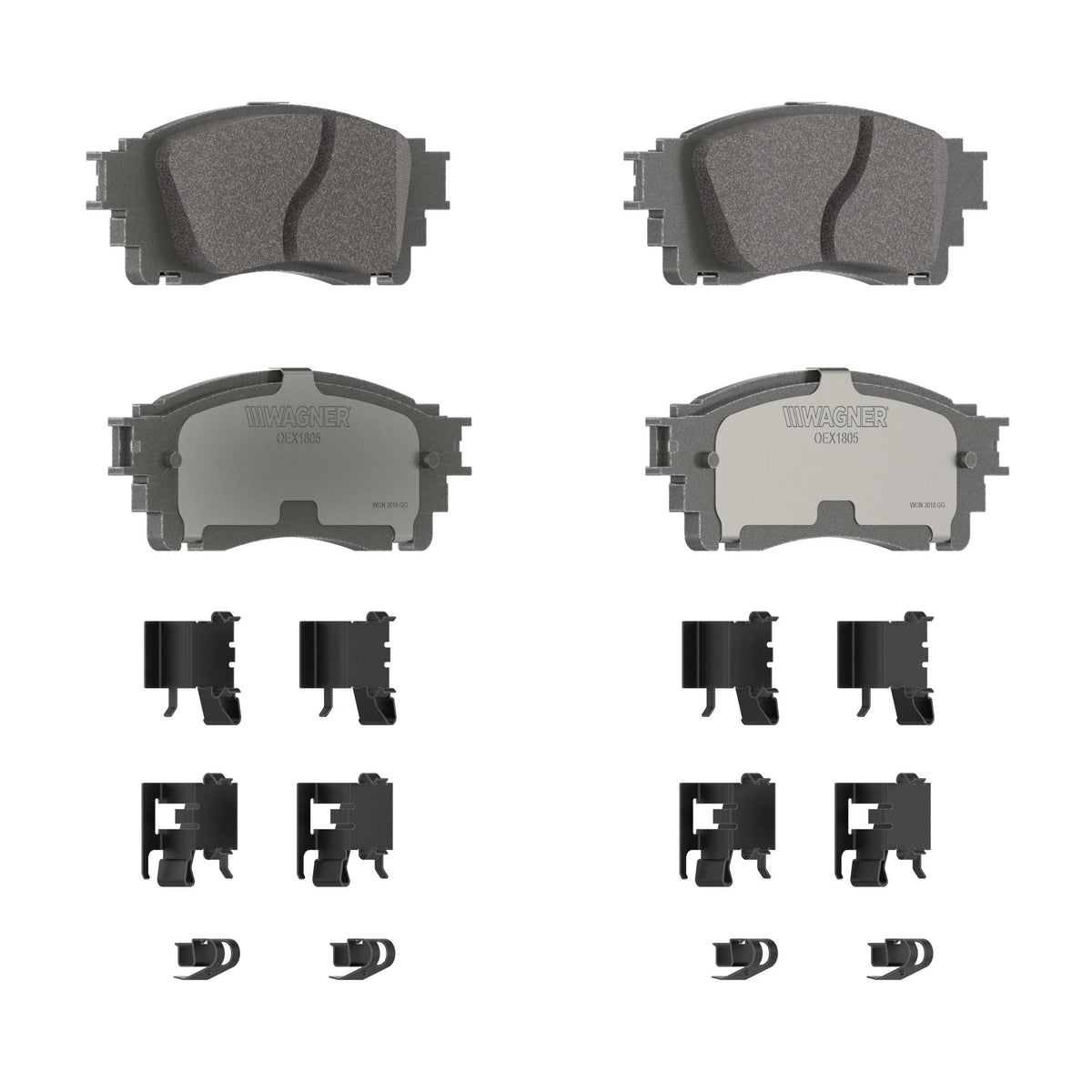 Disc Brake Pad Set from Wagner Brake part number OEX1805