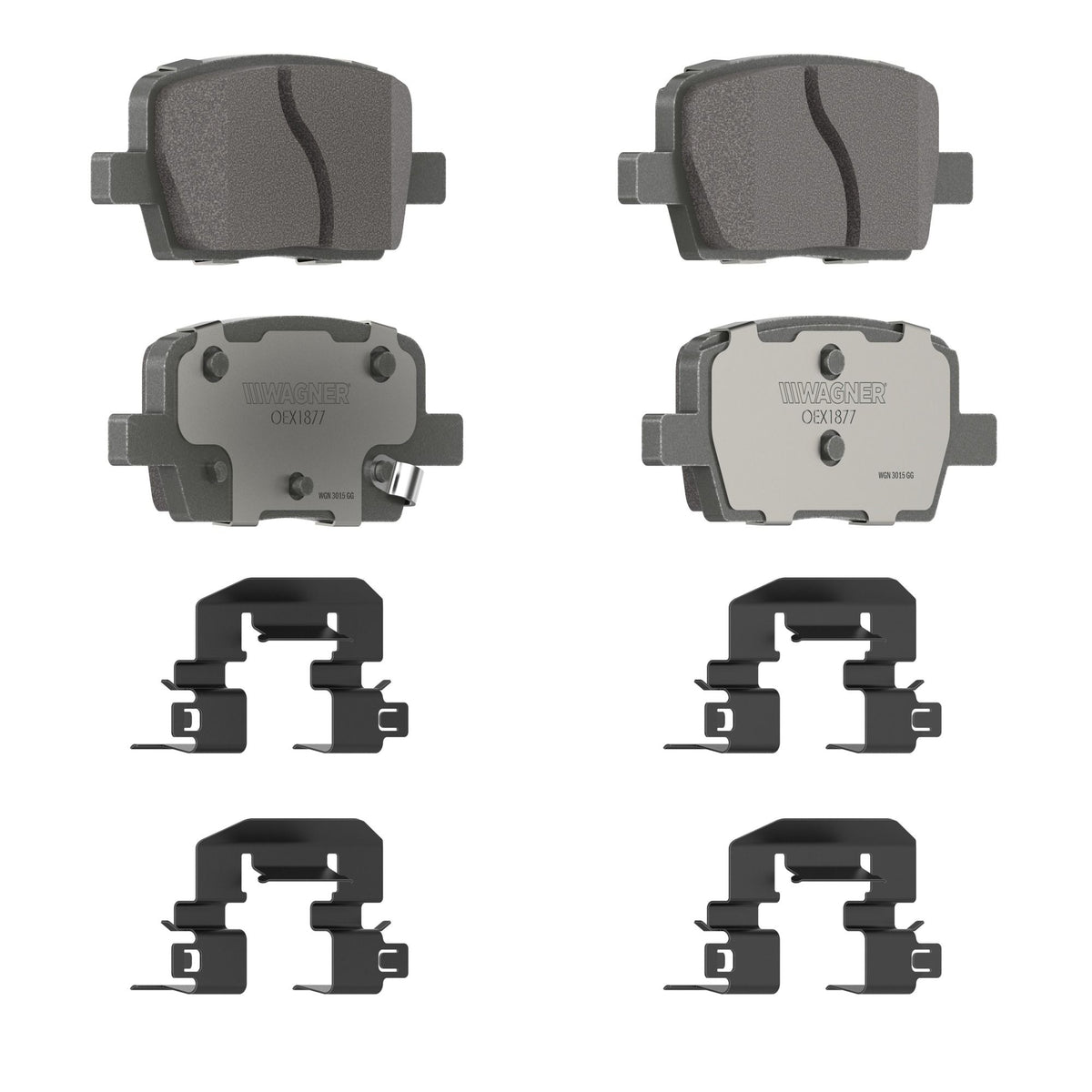 Disc Brake Pad Set from Wagner Brake part number OEX1877