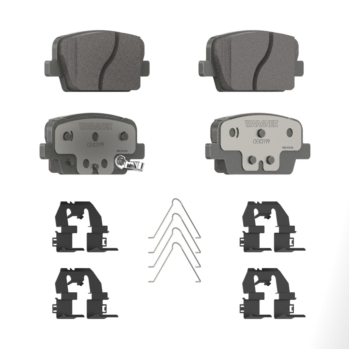 Disc Brake Pad Set from Wagner Brake part number OEX2199