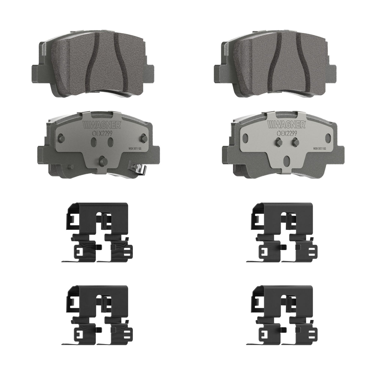 Disc Brake Pad Set from Wagner Brake part number OEX2299