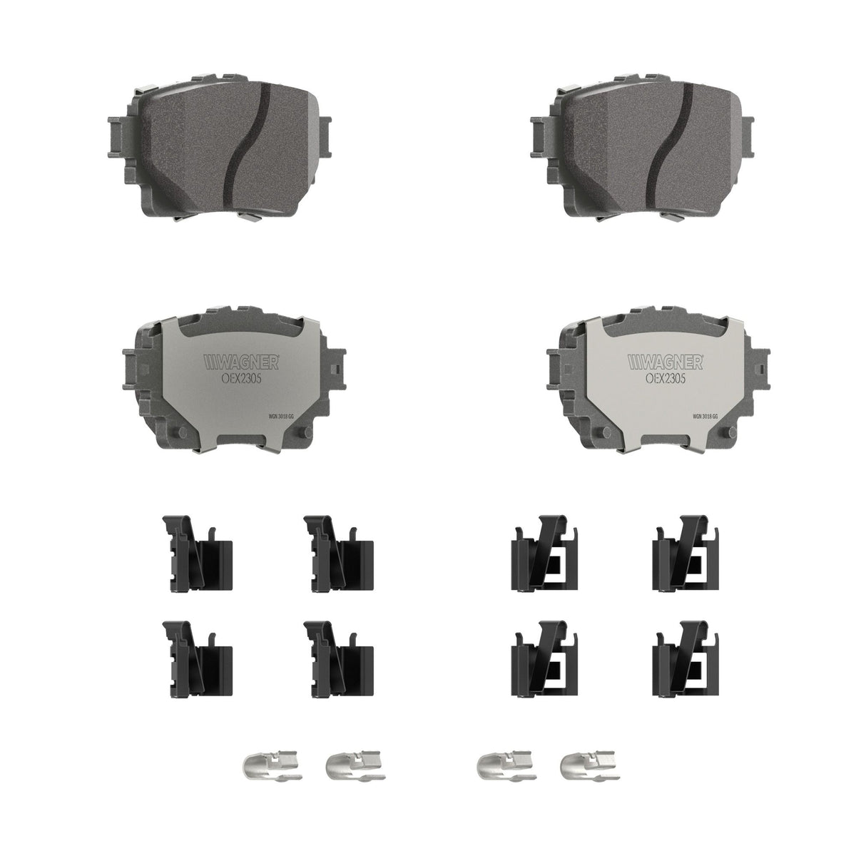 Disc Brake Pad Set from Wagner Brake part number OEX2305