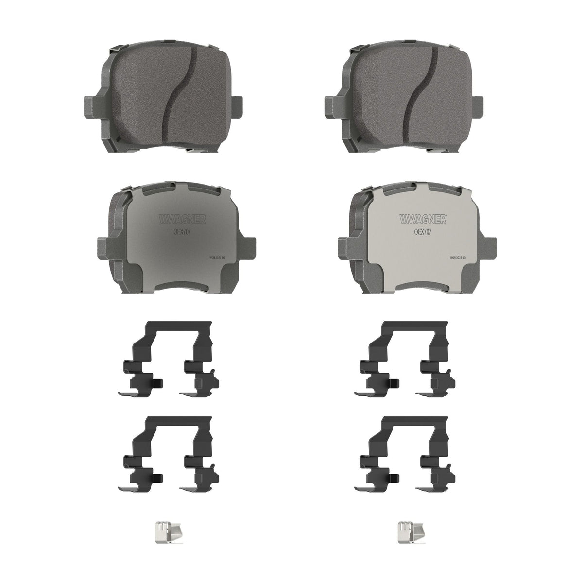 Disc Brake Pad Set from Wagner Brake part number OEX707