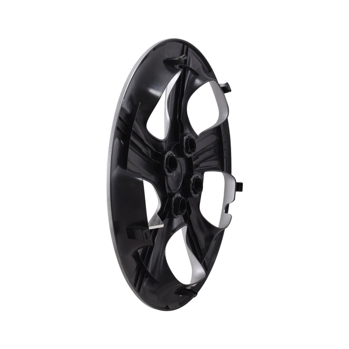 Silver gloss painted abs plastic wheel cover 15 diameter from Coast To Coast part number IWC55815S