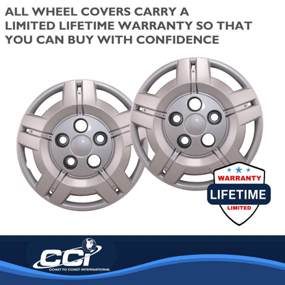 Silver painted abs plastic wheel cover 16 diameter from Coast To Coast part number IWC54516S