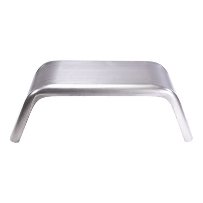 Silver oil coated steel fender with mounting hardware from Husky Towing part number F0004