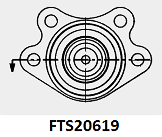 Suspension Ball Joint from Fabtech part number FTS20619