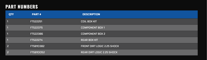 4 Link Lift System from Fabtech part number K2431DL