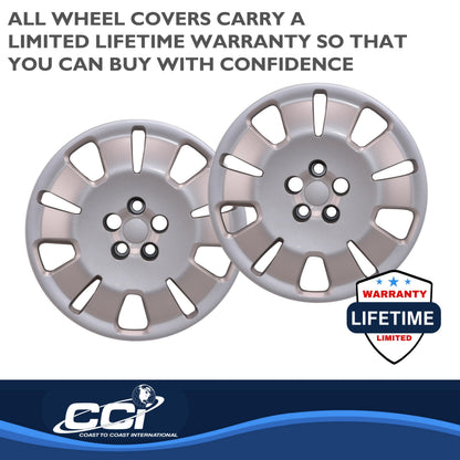 Silver painted abs plastic wheel cover 16 diameter from Coast To Coast part number IWC54416S