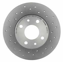 Gray cast iron disc brake rotor from Brembo part number 08.5085.1X