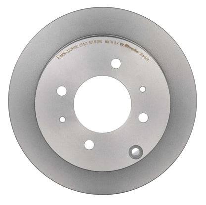 Gray cast iron disc brake rotor from Brembo part number 08.A114.11