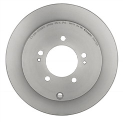 Gray cast iron disc brake rotor from Brembo part number 08.A755.11