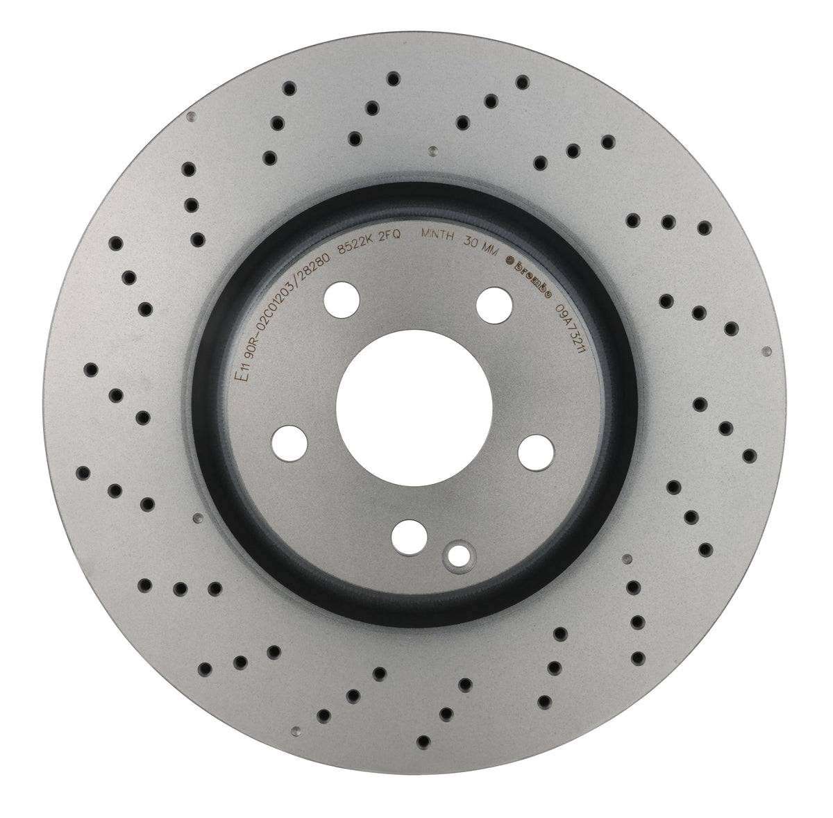 Disc Brake Rotor from Brembo part number 09.A732.11