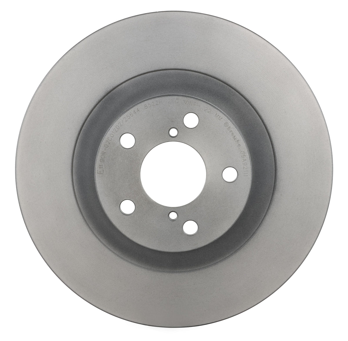 Gray cast iron disc brake rotor from Brembo part number 09.A921.11