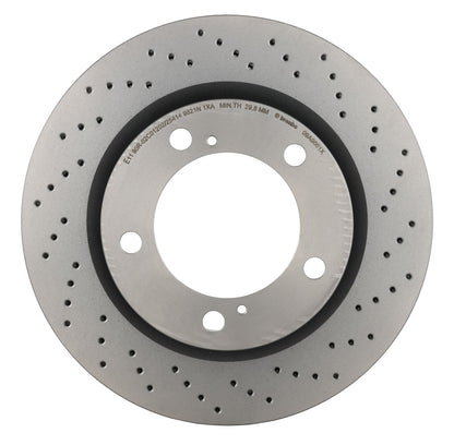 Gray cast iron disc brake rotor from Brembo part number 09.A966.1X