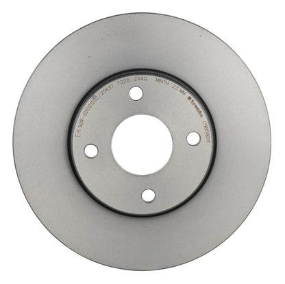Gray cast iron disc brake rotor from Brembo part number 09.B588.11