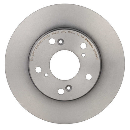 Gray cast iron disc brake rotor from Brembo part number 09.D395.11