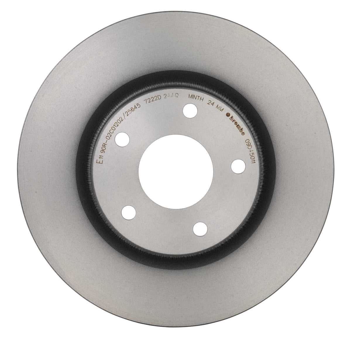 Gray cast iron disc brake rotor from Brembo part number 09.D450.11