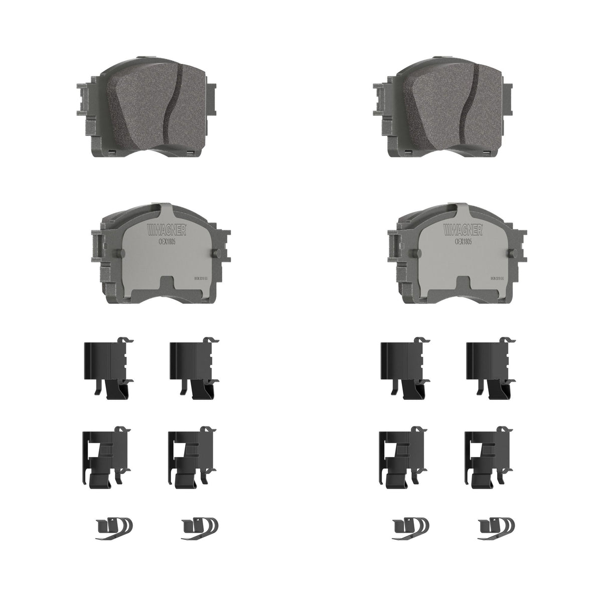 Disc Brake Pad Set from Wagner Brake part number OEX1805