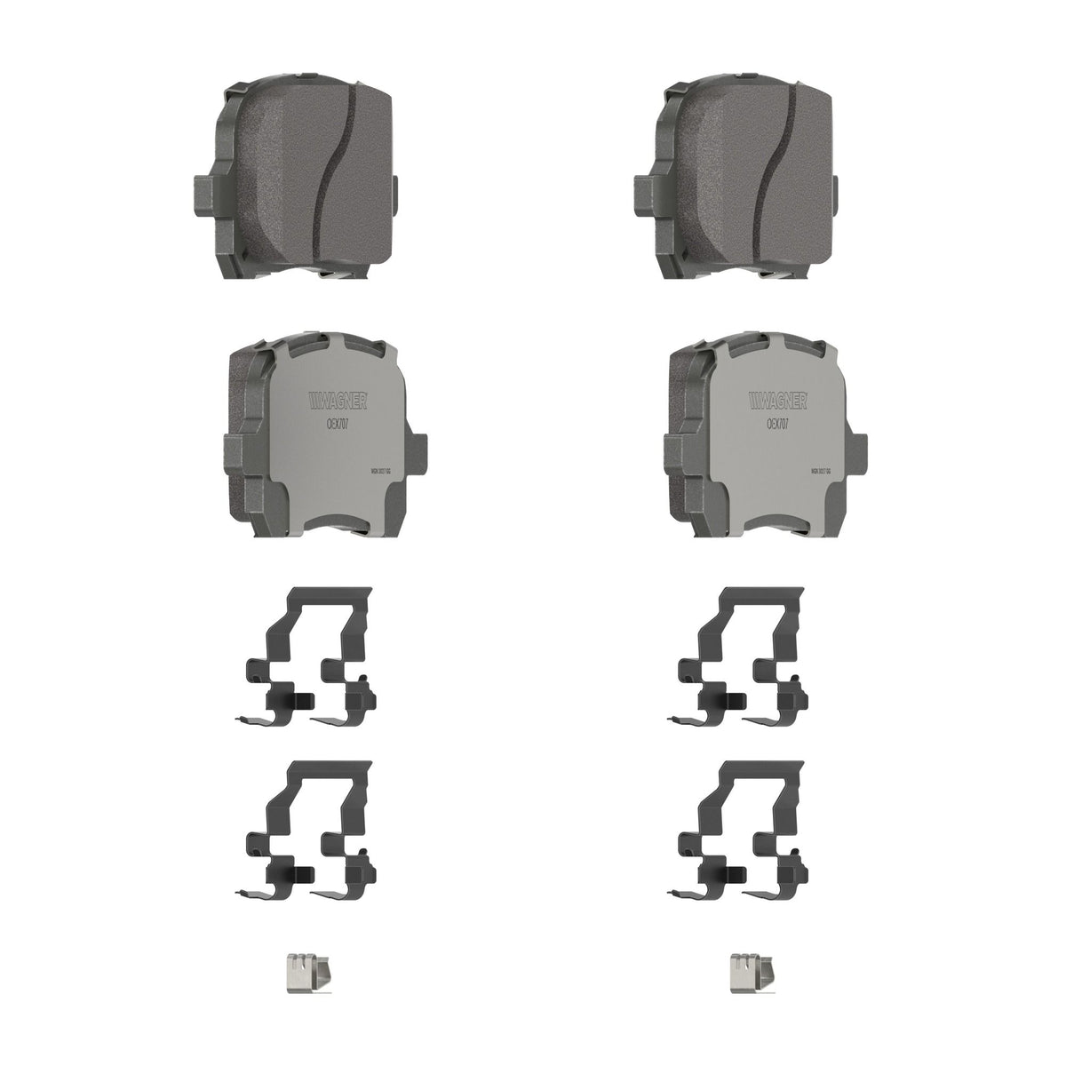 Disc Brake Pad Set from Wagner Brake part number OEX707