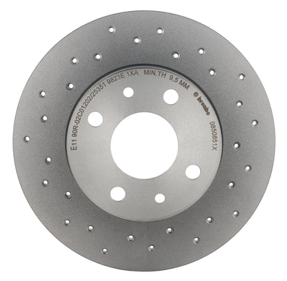 Gray cast iron disc brake rotor from Brembo part number 08.5085.1X
