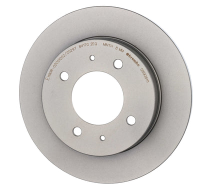 Gray cast iron disc brake rotor from Brembo part number 08.9081.11