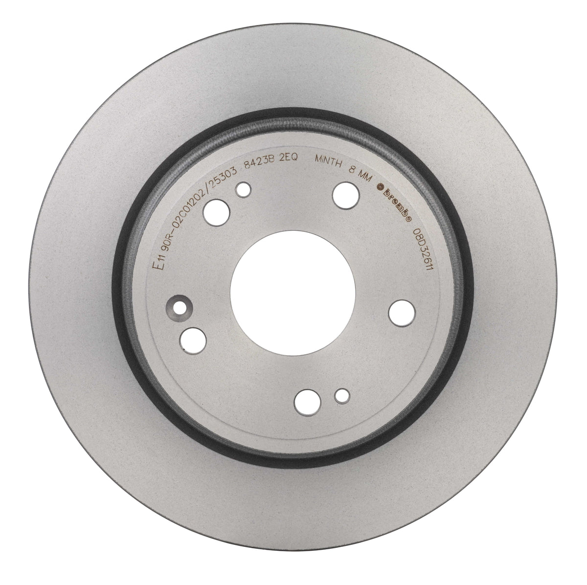 Gray cast iron disc brake rotor from Brembo part number 08.D326.11