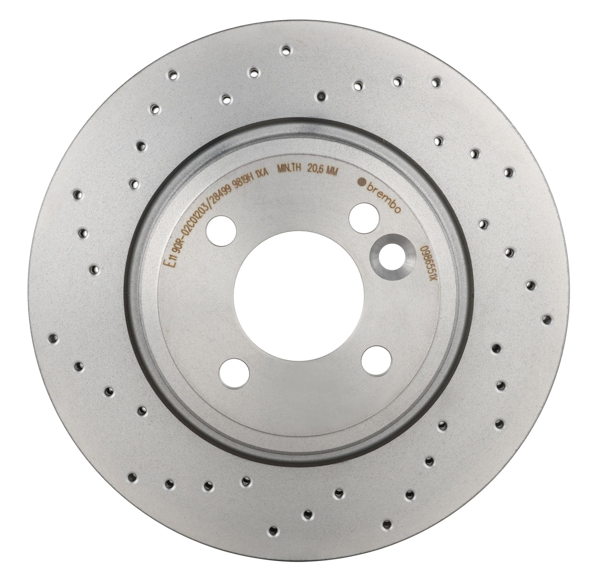 Disc Brake Rotor from Brembo part number 09.8655.1X