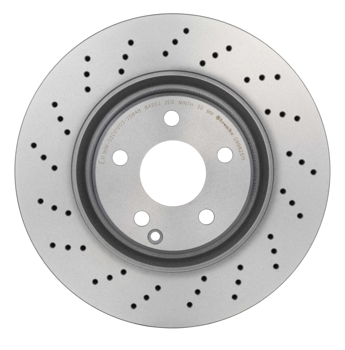 Disc Brake Rotor from Brembo part number 09.9825.11