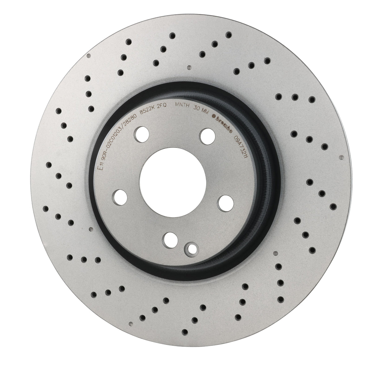 Disc Brake Rotor from Brembo part number 09.A732.11
