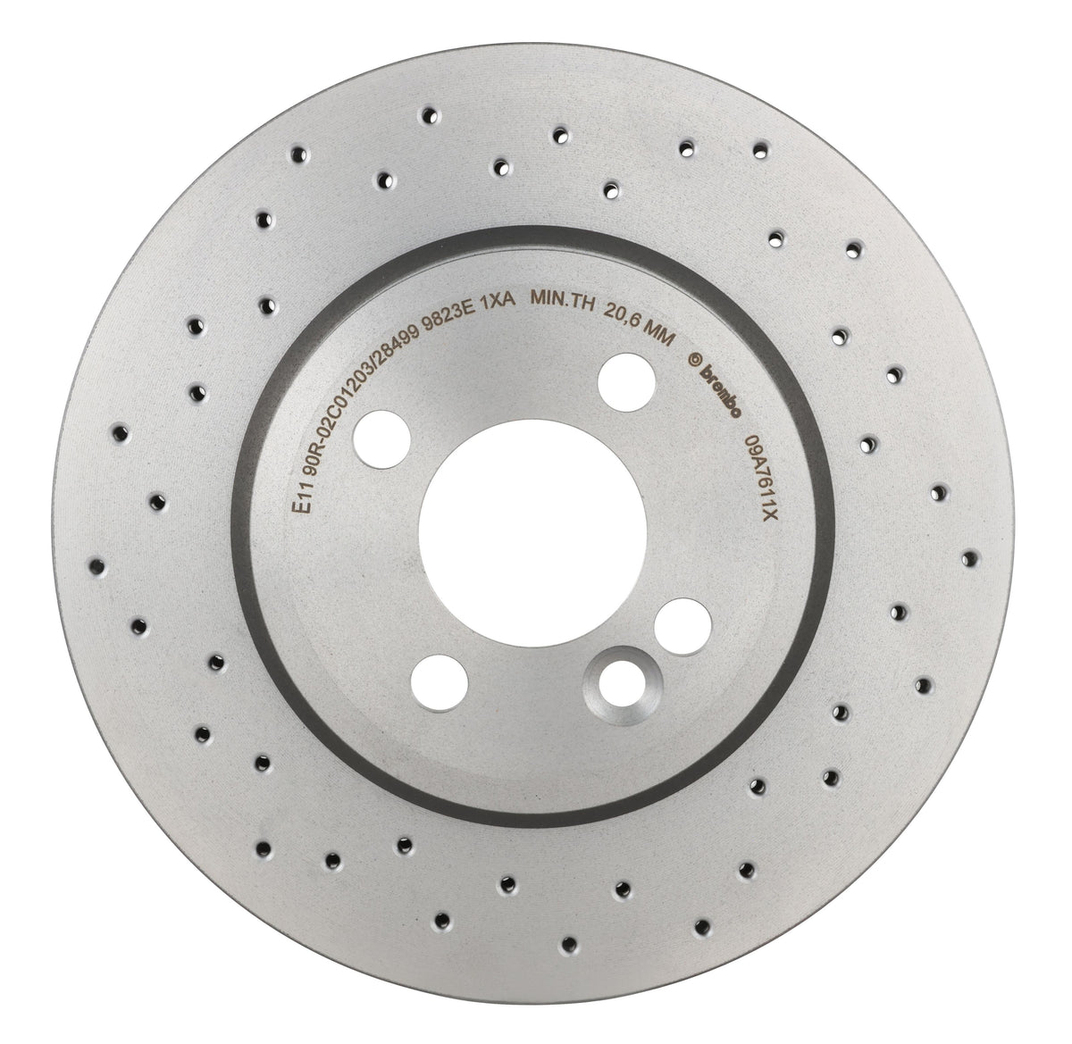 Disc Brake Rotor from Brembo part number 09.A761.1X