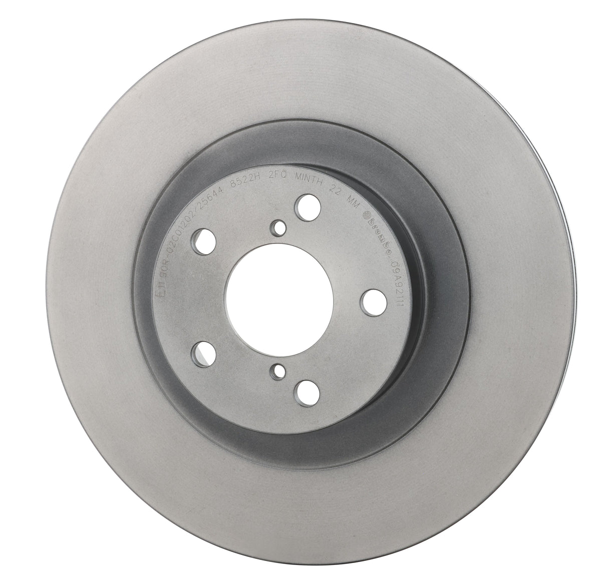 Gray cast iron disc brake rotor from Brembo part number 09.A921.11