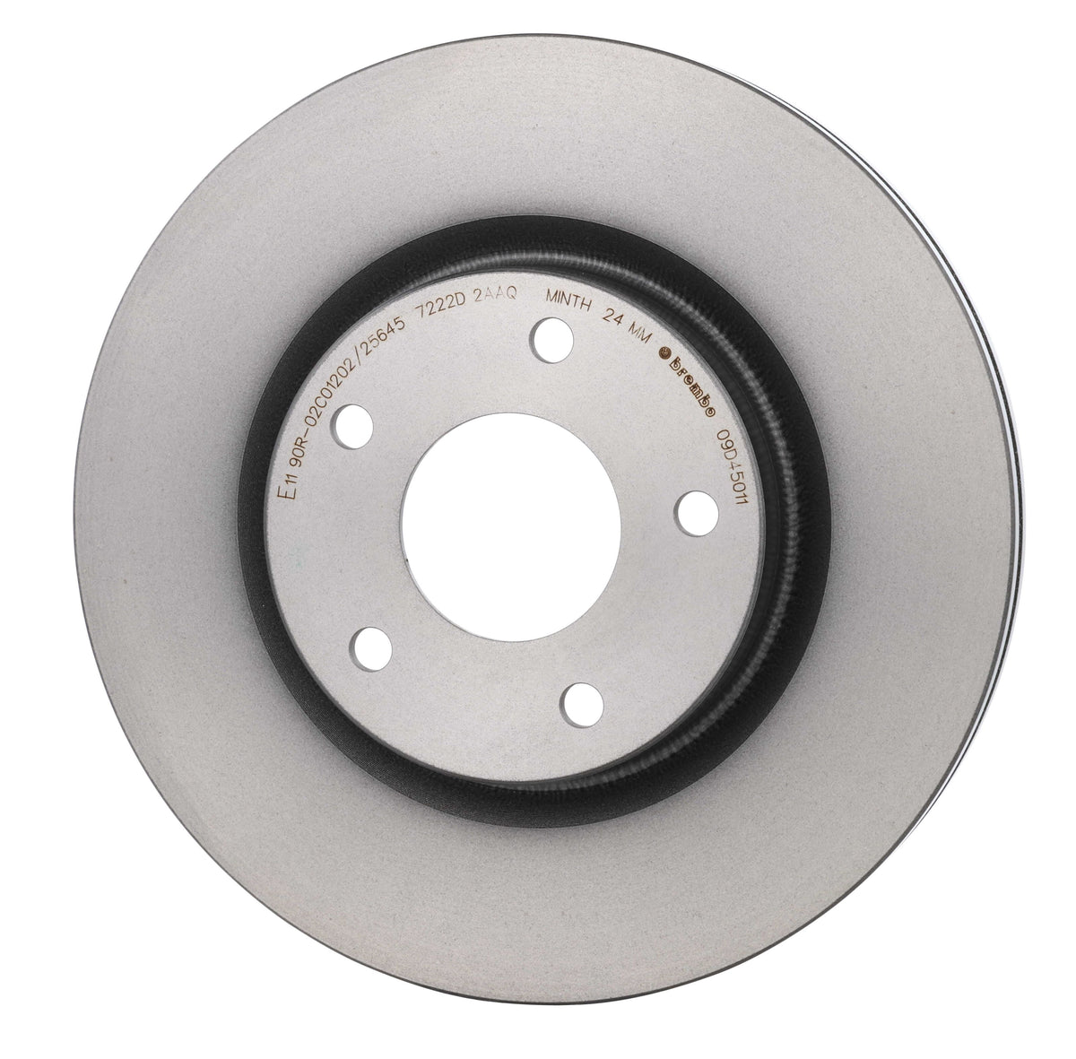 Gray cast iron disc brake rotor from Brembo part number 09.D450.11