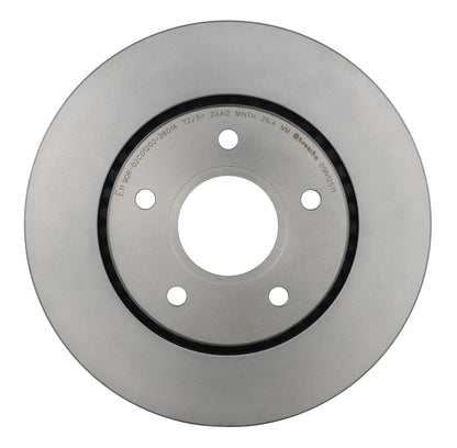 Gray cast iron disc brake rotor from Brembo part number 09.N125.11