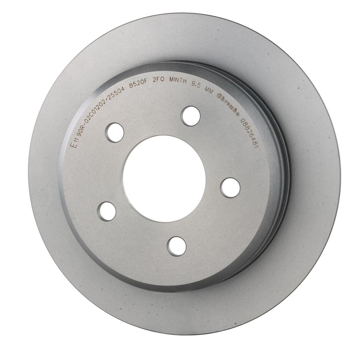 Gray cast iron disc brake rotor from Brembo part number 08.8264.81