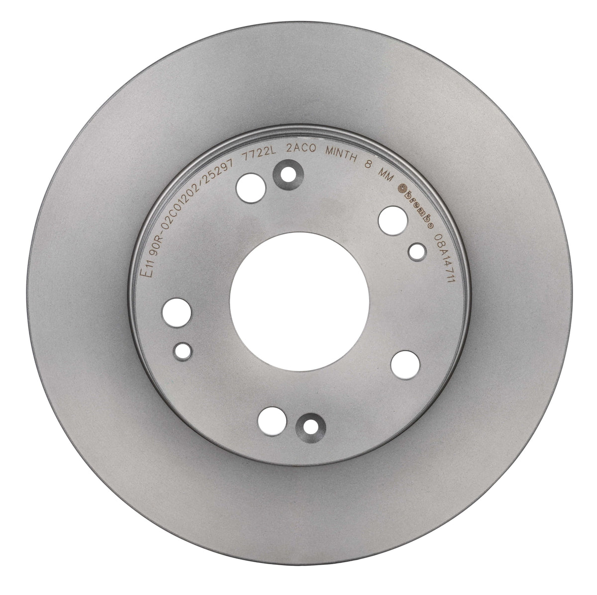 Gray cast iron disc brake rotor from Brembo part number 08.A147.11