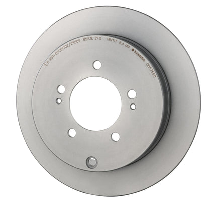 Gray cast iron disc brake rotor from Brembo part number 08.A755.11