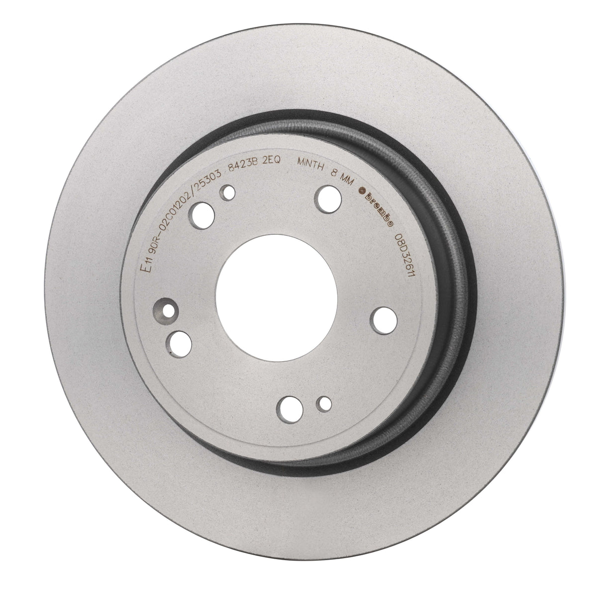 Gray cast iron disc brake rotor from Brembo part number 08.D326.11