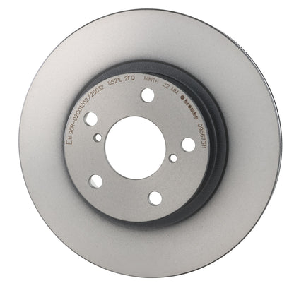 Gray cast iron disc brake rotor from Brembo part number 09.5673.11