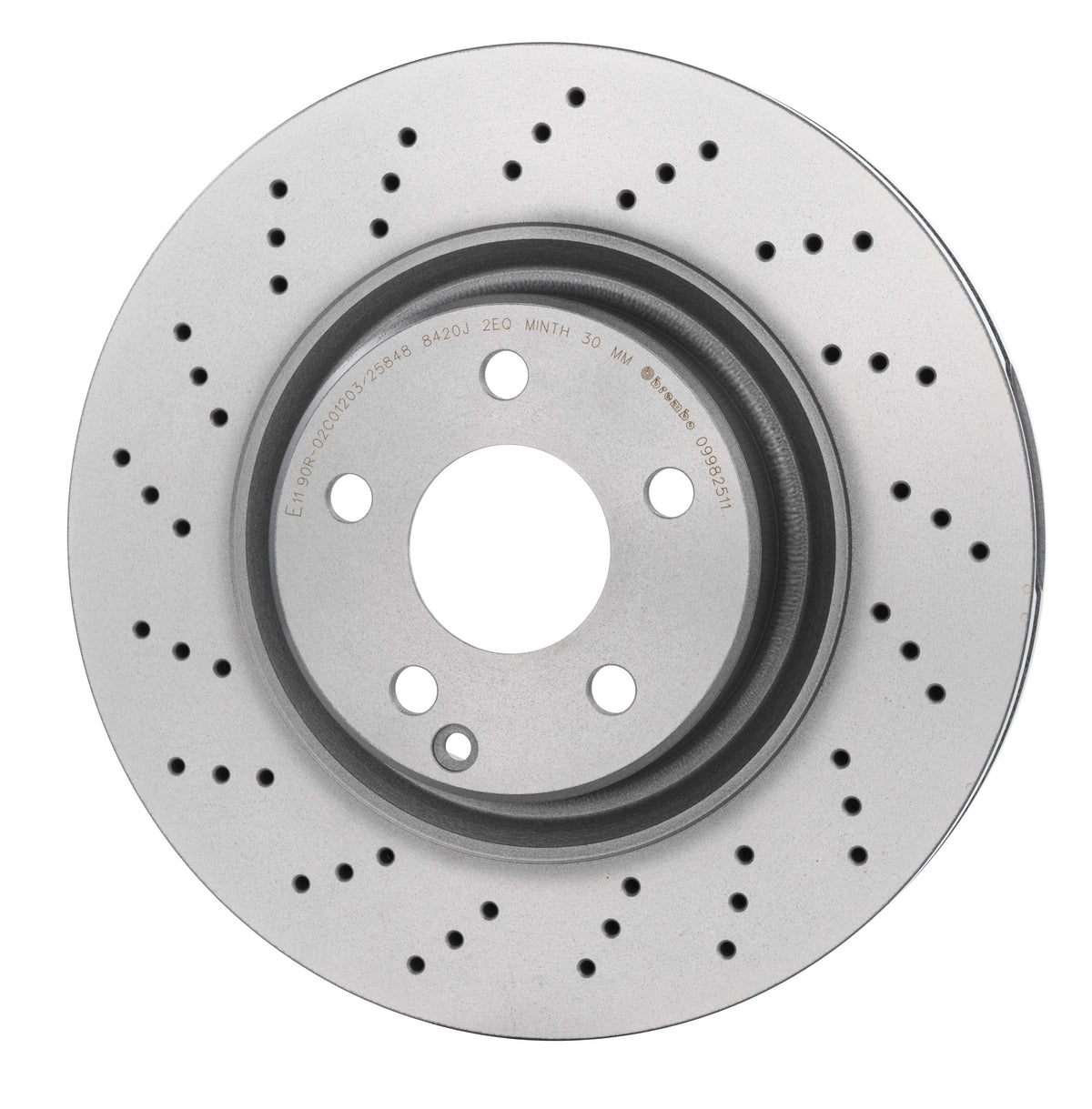 Disc Brake Rotor from Brembo part number 09.9825.11