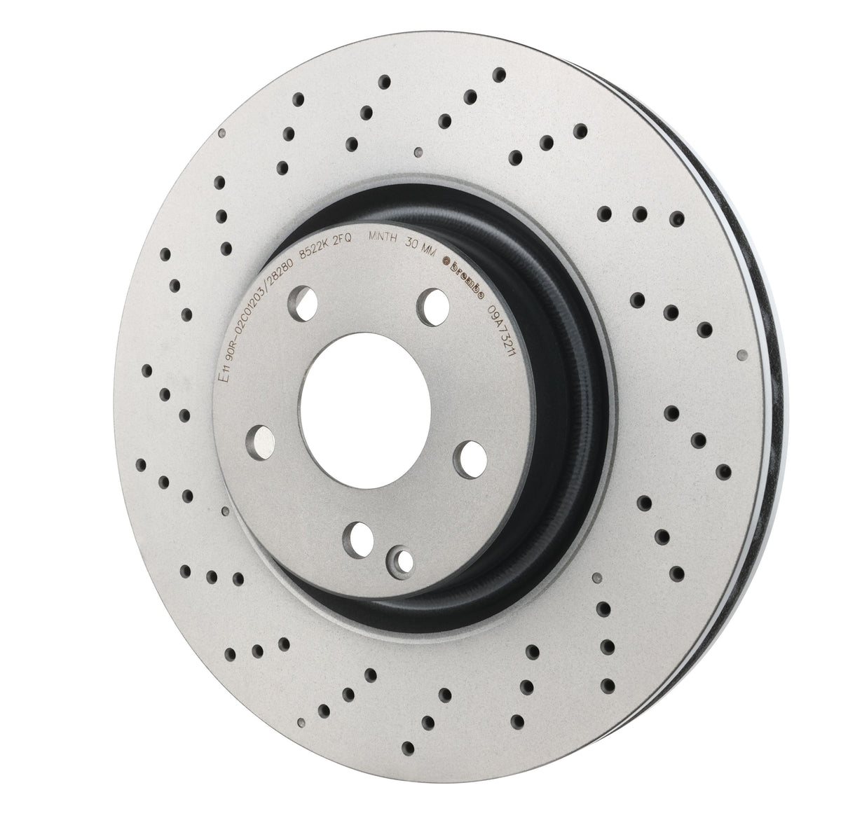 Disc Brake Rotor from Brembo part number 09.A732.11