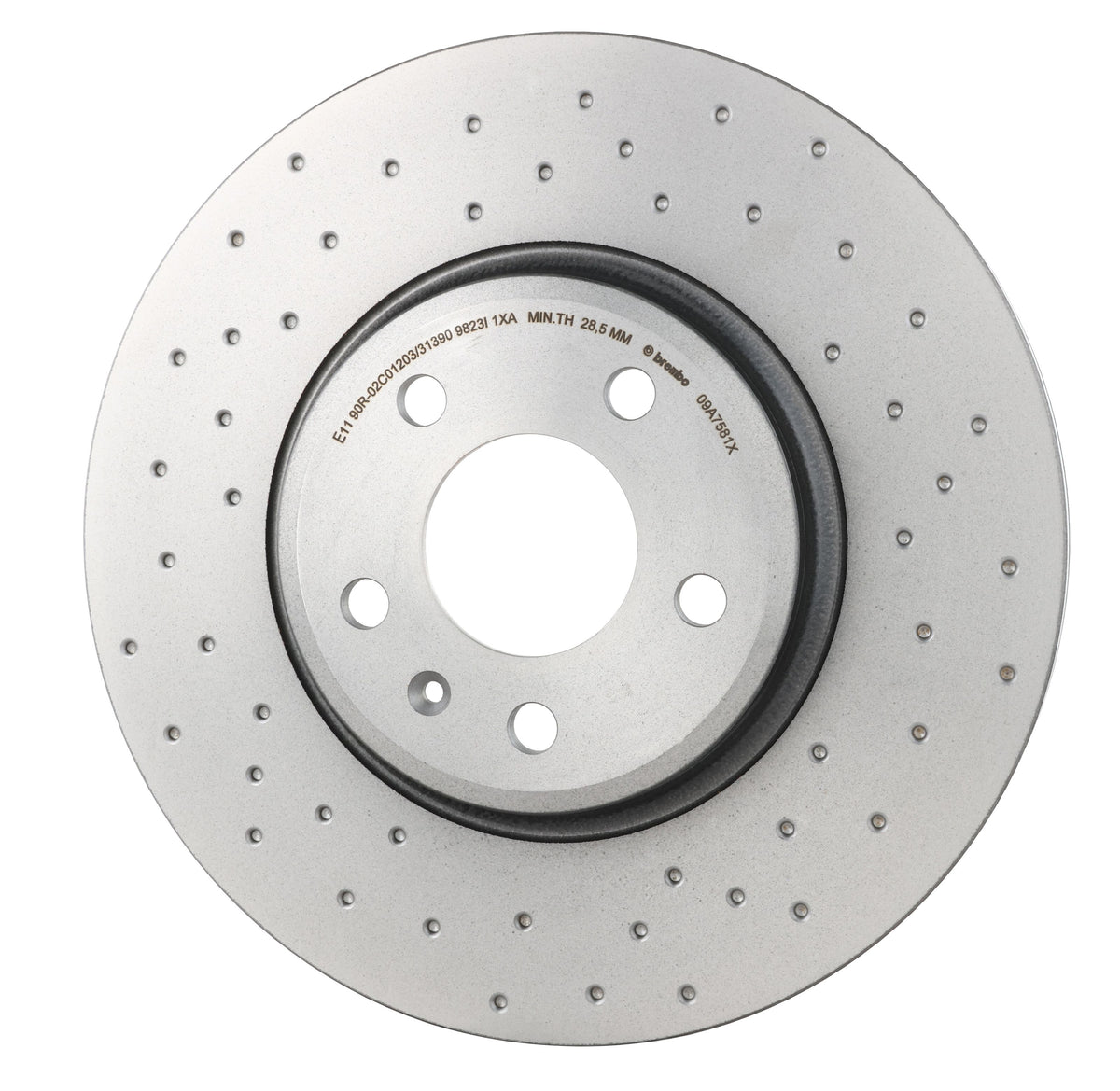 Disc Brake Rotor from Brembo part number 09.A758.1X