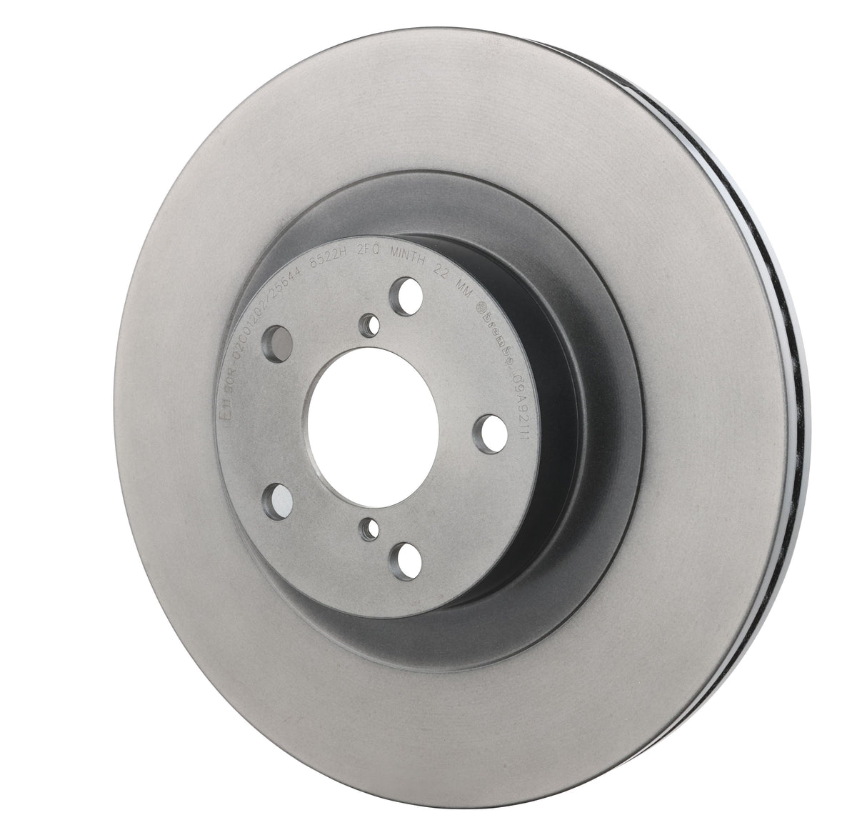 Gray cast iron disc brake rotor from Brembo part number 09.A921.11