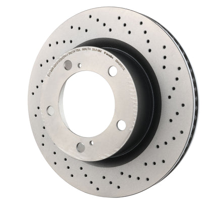 Gray cast iron disc brake rotor from Brembo part number 09.A966.1X